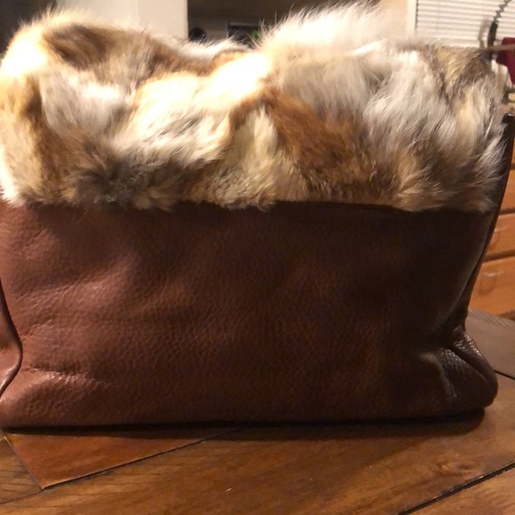 SANTESTEBAN fox deer unsure Hair LTR HM Handbag-NWOT stunning rare - Picture 3 of 10